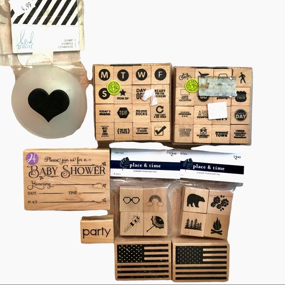 NWT Scrapbooking Large Lot Of Stamps,Cricut Cuttlebug, Ribbon, Stickers&… - Picture 4 of 13